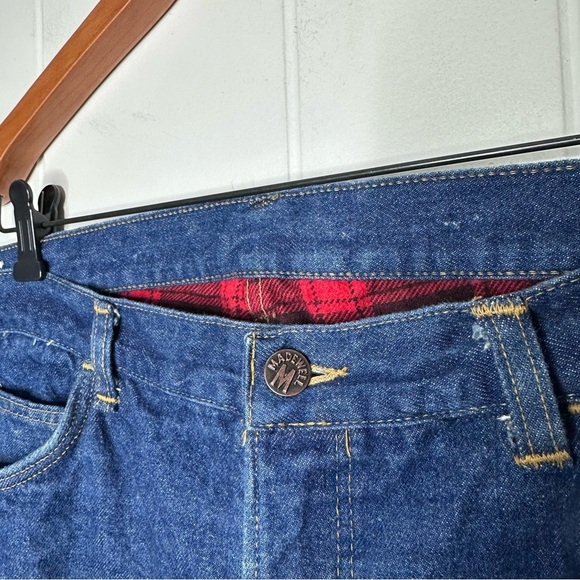 Vintage Madewell Men’s Flannel Lined Jeans - Picture 3 of 12